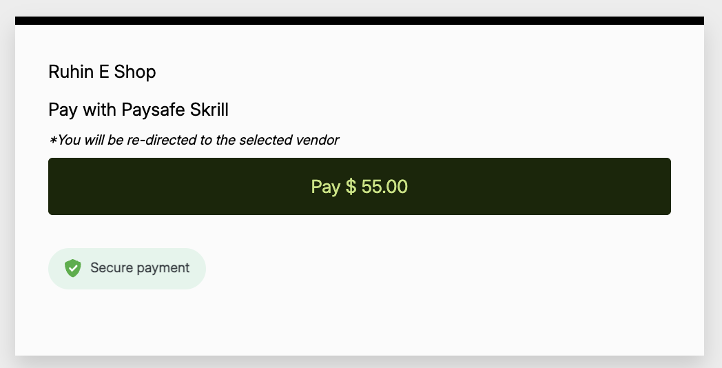 Payment with Solution ID